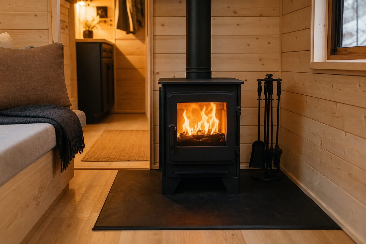 Chauffage d’une tiny house : solutions sobres et points de sécurité
